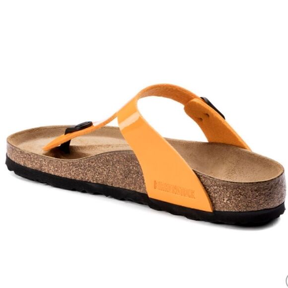 Birkenstock Gizeh Sandal Patent Marygold - Picture 6 of 8